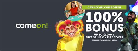 comeon casino bonus - ComeOn! Casino Review 